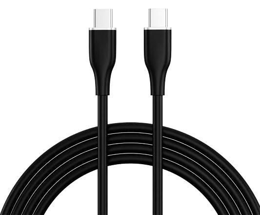 C to C Cable (2M with Extender, Black)